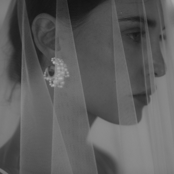 A.B. Ellie Pearl Drew Hoops - Picture 4 of 10